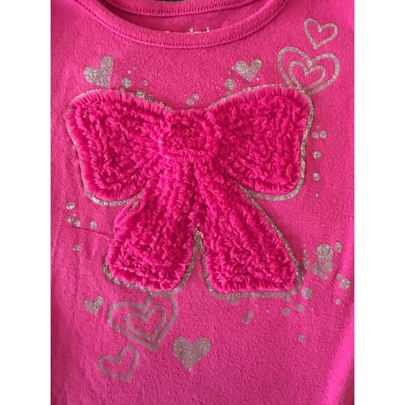 Girls Pink Garanimals bow with ruffle trim size 4T - Picture 2 of 5
